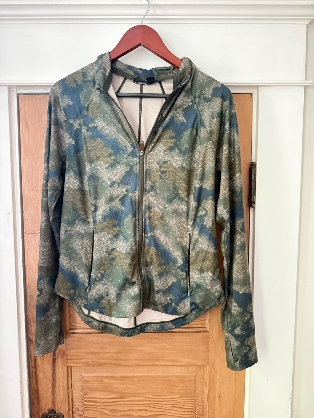 Athleta Camo Salutation jacket